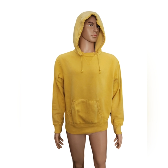 RRL RALPH LAUREN GARMENT-DYE FLEECE HOODIE MEN